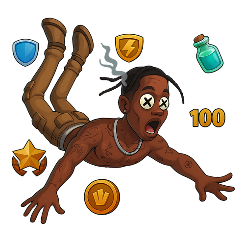 Personagens de jogos Fortnite e Valorant